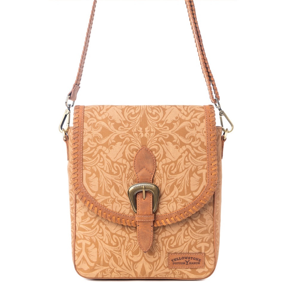 YELLOWSTONE RODEO RIVERBEND WEAVED BUCKLE BAG